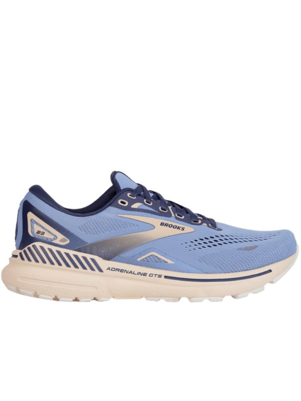 NEW Brooks Adrenaline GTS 23 Womens 7 US 38 EUR Vista Blue Navy Linen New w Box